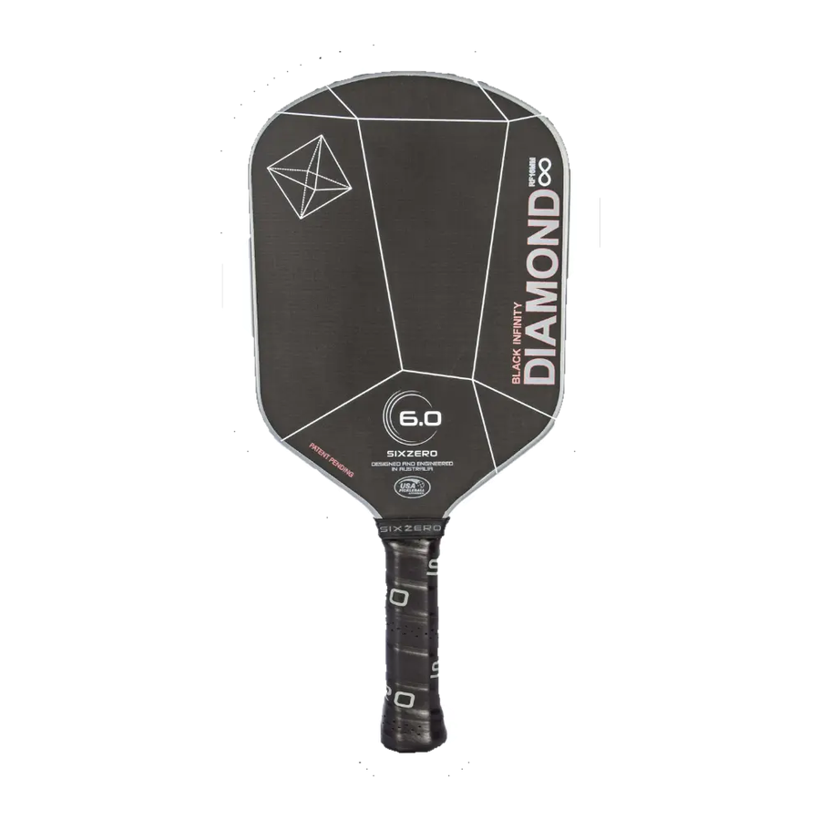 Six Zero Black Diamond Infinity 16mm pickleball paddle